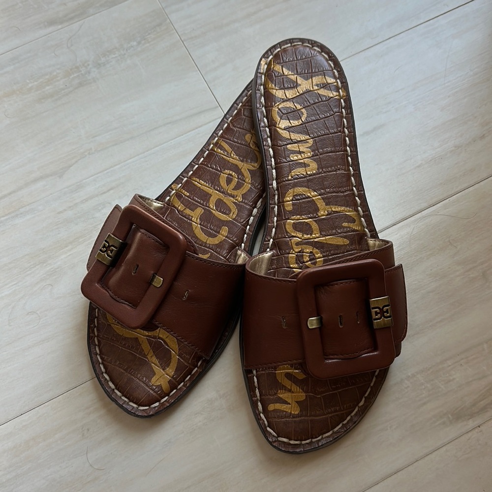 Sam Edelman GRANADA Sandals, Bourbon Lea, 7 1/2